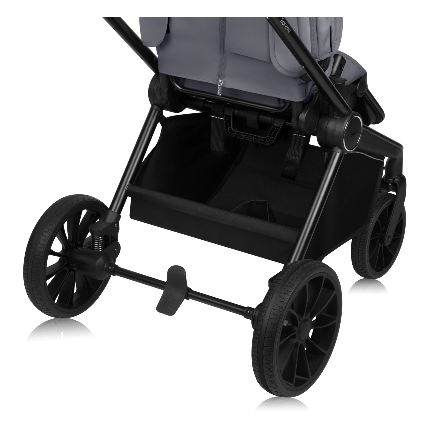 Lionelo - Kombinerad 2-i-1-barnvagn MIKA PLUS Grey Stone