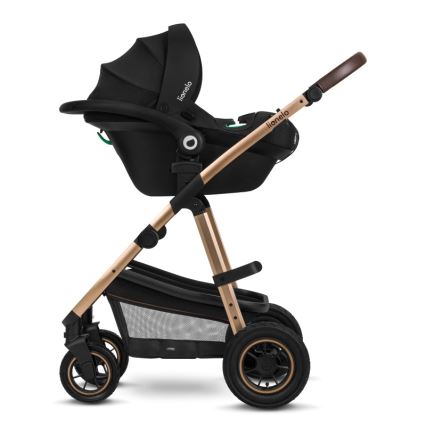 Lionelo - Kombinerad 3-i-1 barnvagn AMBER Black Onyx