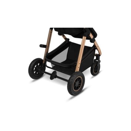 Lionelo - Kombinerad 3-i-1 barnvagn AMBER Black Onyx