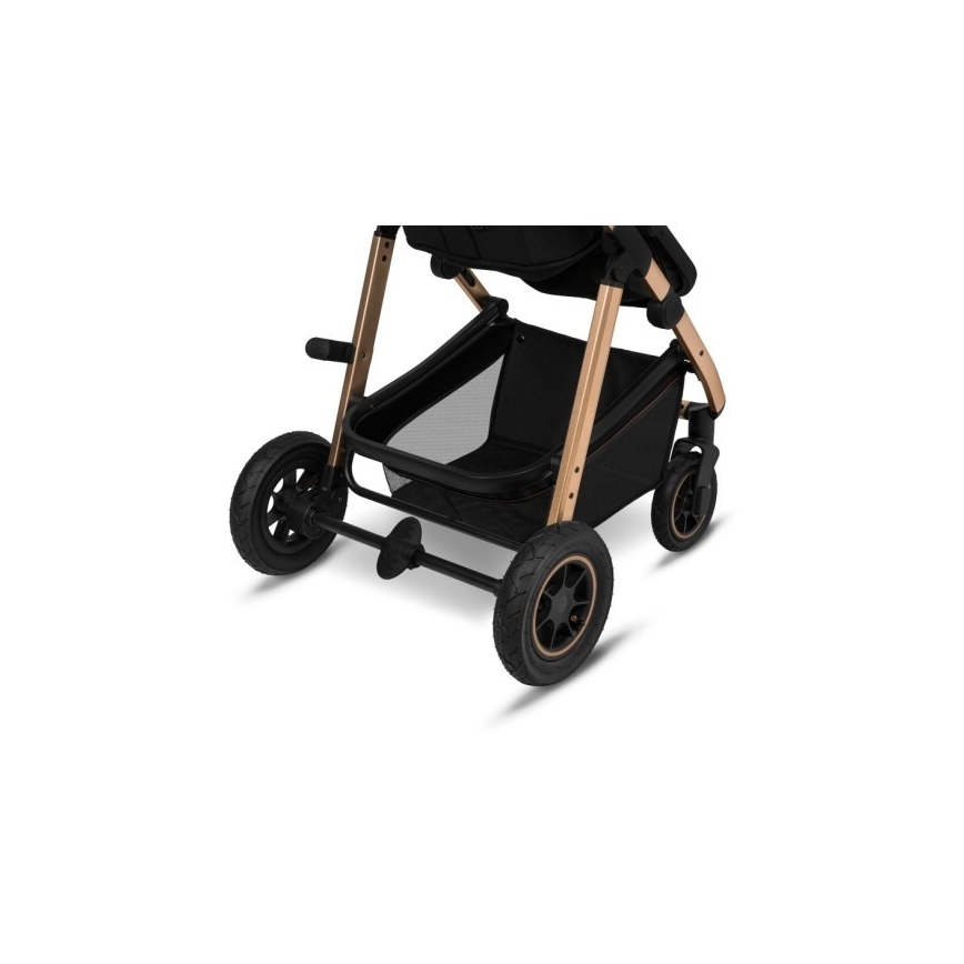 Lionelo - Kombinerad 3-i-1 barnvagn AMBER Black Onyx