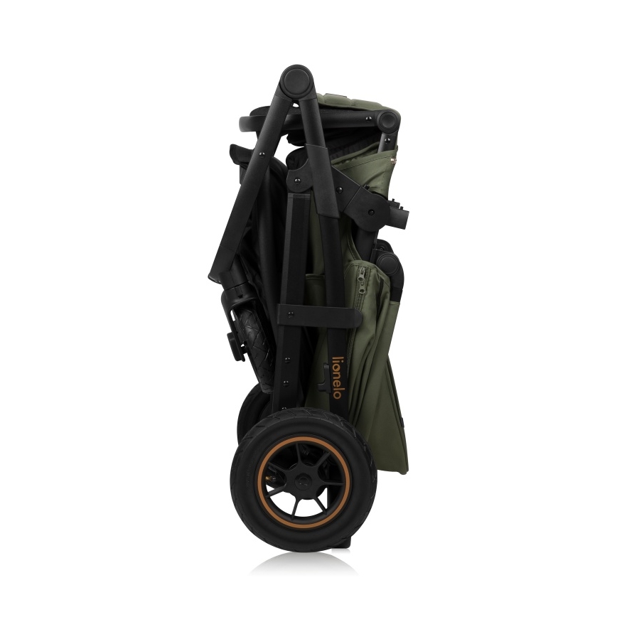 Lionelo - Kombinerad 3-i-1 barnvagn AMBER PLUS Green Forest