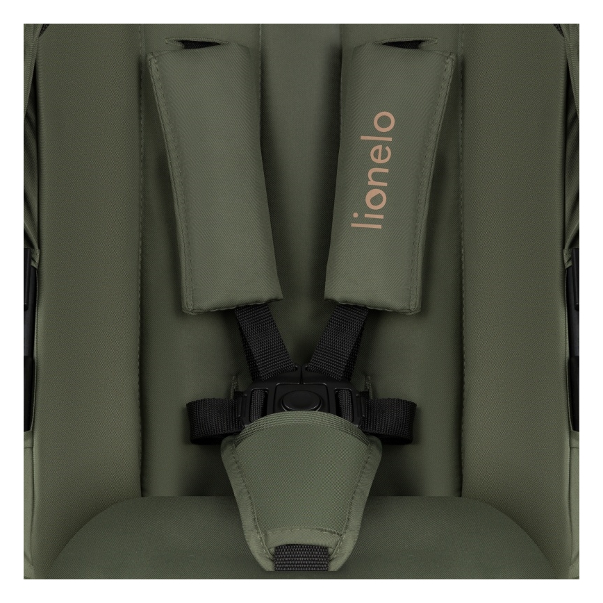 Lionelo - Kombinerad 3-i-1 barnvagn AMBER PLUS Green Forest