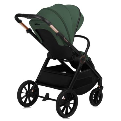 Lionelo - Kombinerad 3-i-1 barnvagn LAYLA Green Forest