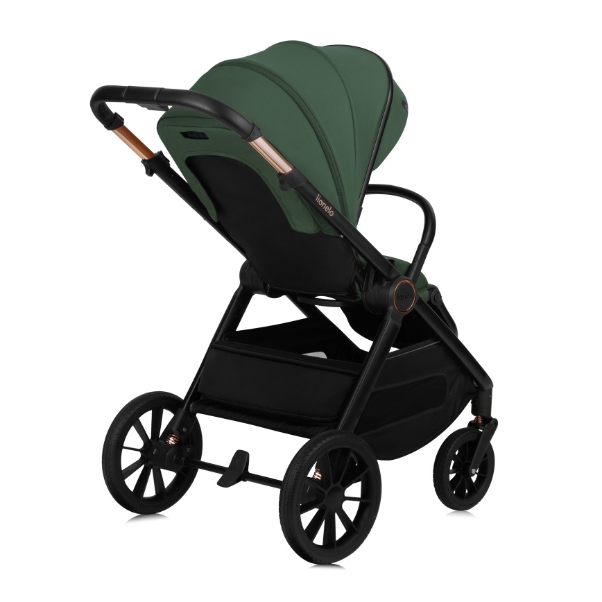 Lionelo - Kombinerad 3-i-1 barnvagn LAYLA Green Forest