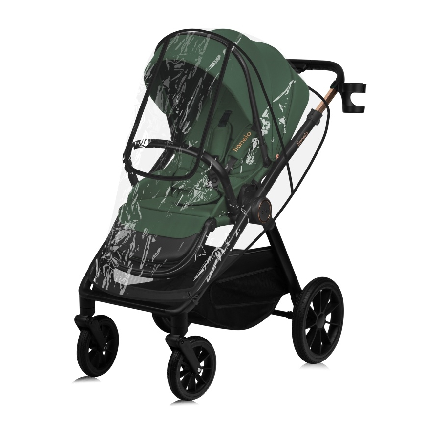 Lionelo - Kombinerad 3-i-1 barnvagn LAYLA Green Forest