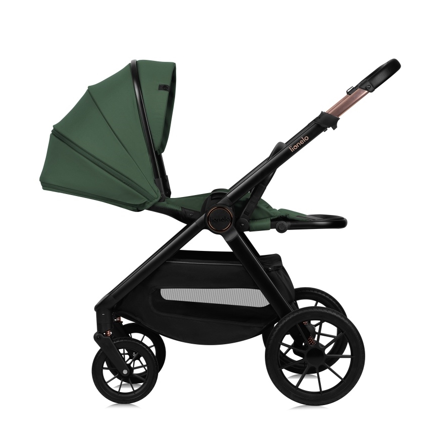 Lionelo - Kombinerad 3-i-1 barnvagn LAYLA Green Forest