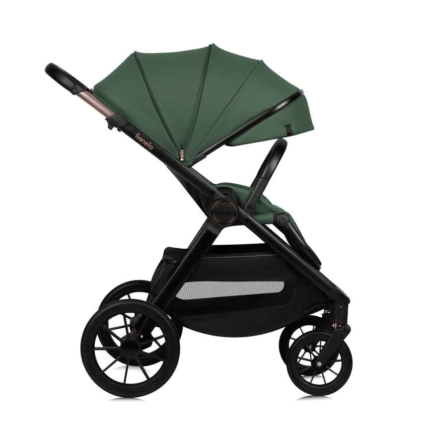 Lionelo - Kombinerad 3-i-1 barnvagn LAYLA Green Forest