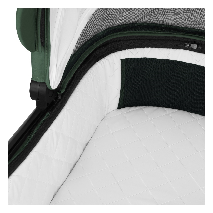 Lionelo - Kombinerad 3-i-1 barnvagn LAYLA Green Forest
