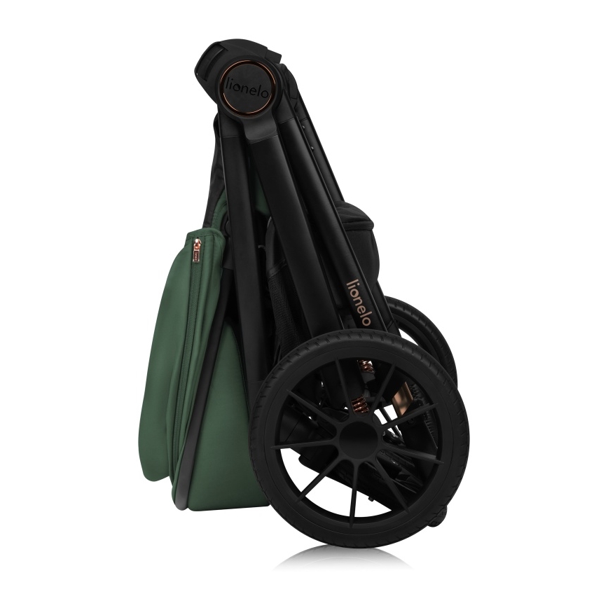 Lionelo - Kombinerad 3-i-1 barnvagn LAYLA Green Forest