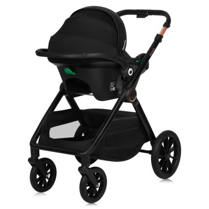 Lionelo - Kombinerad 3-i-1 barnvagn LAYLA Green Forest