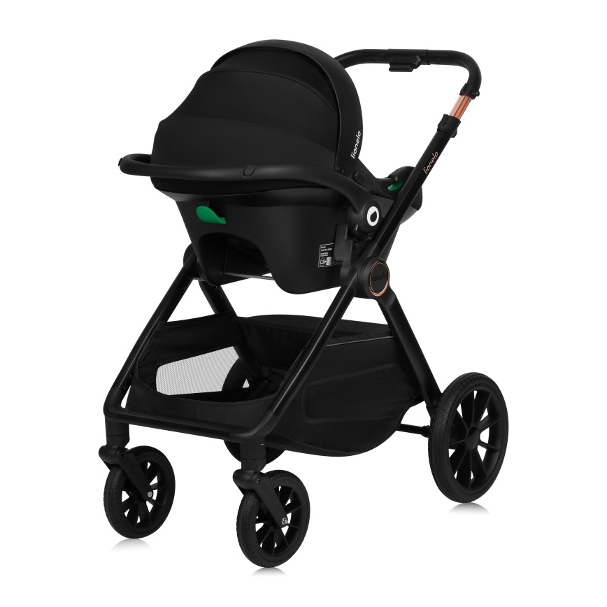 Lionelo - Kombinerad 3-i-1 barnvagn LAYLA Green Forest