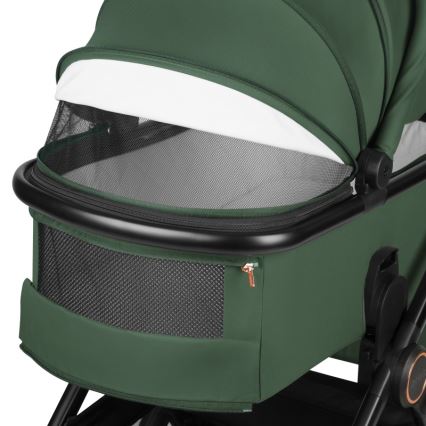 Lionelo - Kombinerad 3-i-1 barnvagn LAYLA Green Forest
