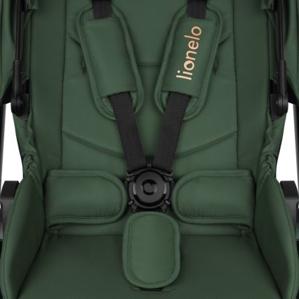 Lionelo - Kombinerad 3-i-1 barnvagn LAYLA Green Forest