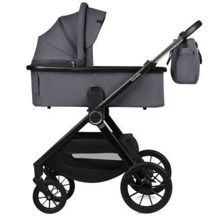 Lionelo - Kombinerad 3-i-1-barnvagn LAYLA Grey Stone