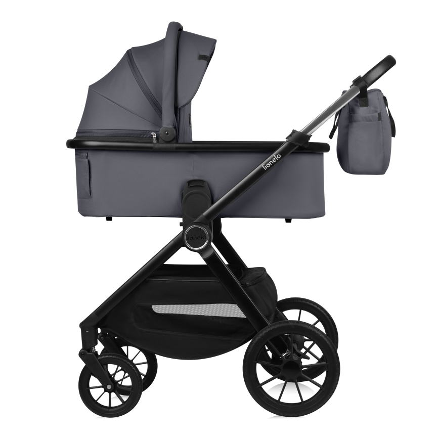 Lionelo - Kombinerad 3-i-1-barnvagn LAYLA Grey Stone