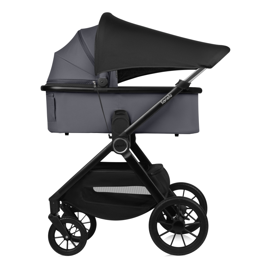 Lionelo - Kombinerad 3-i-1-barnvagn LAYLA Grey Stone