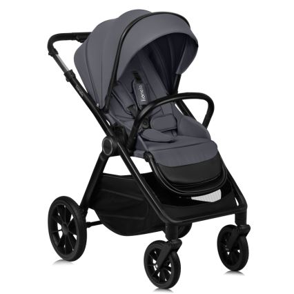 Lionelo - Kombinerad 3-i-1-barnvagn LAYLA Grey Stone