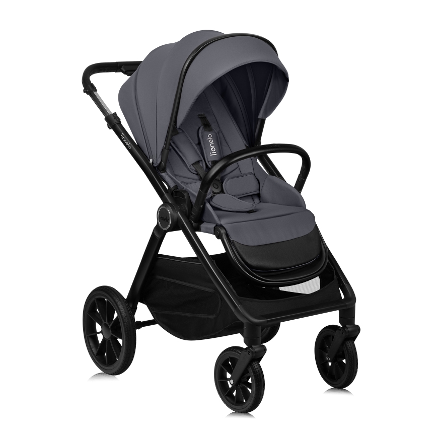 Lionelo - Kombinerad 3-i-1-barnvagn LAYLA Grey Stone