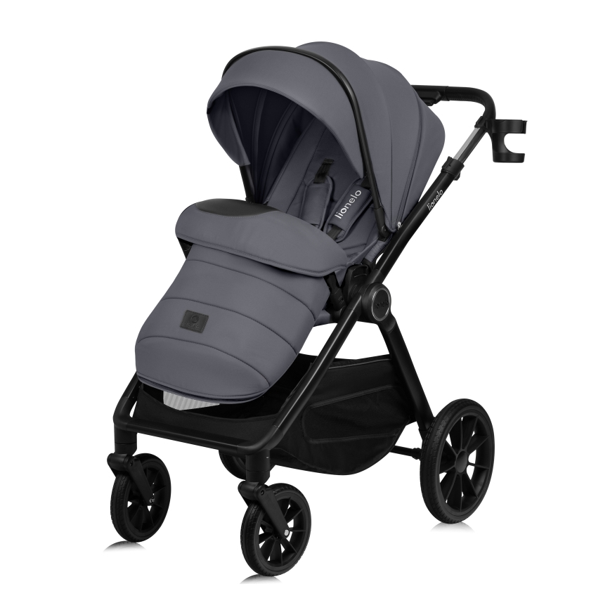 Lionelo - Kombinerad 3-i-1-barnvagn LAYLA Grey Stone