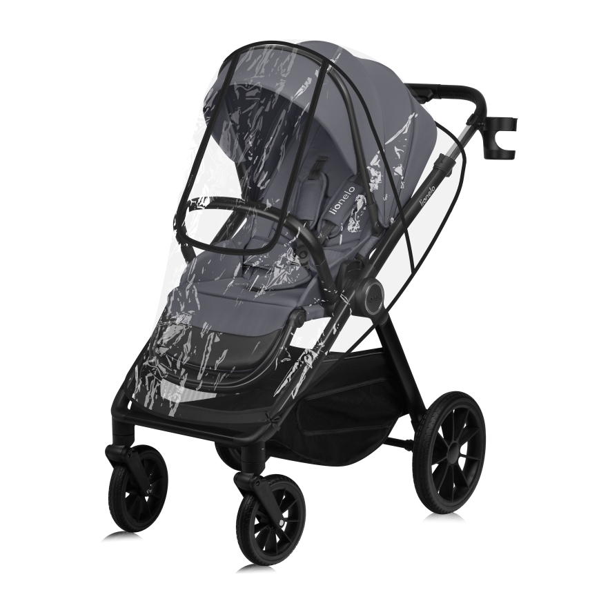 Lionelo - Kombinerad 3-i-1-barnvagn LAYLA Grey Stone