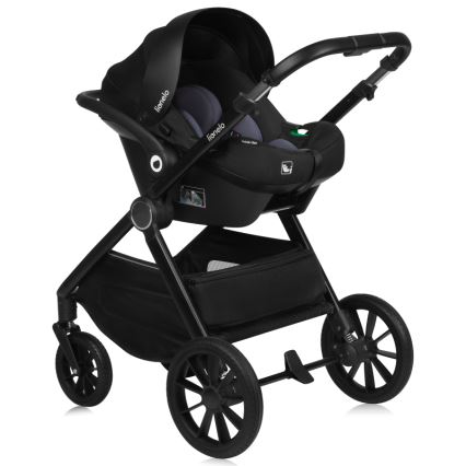 Lionelo - Kombinerad 3-i-1-barnvagn LAYLA Grey Stone