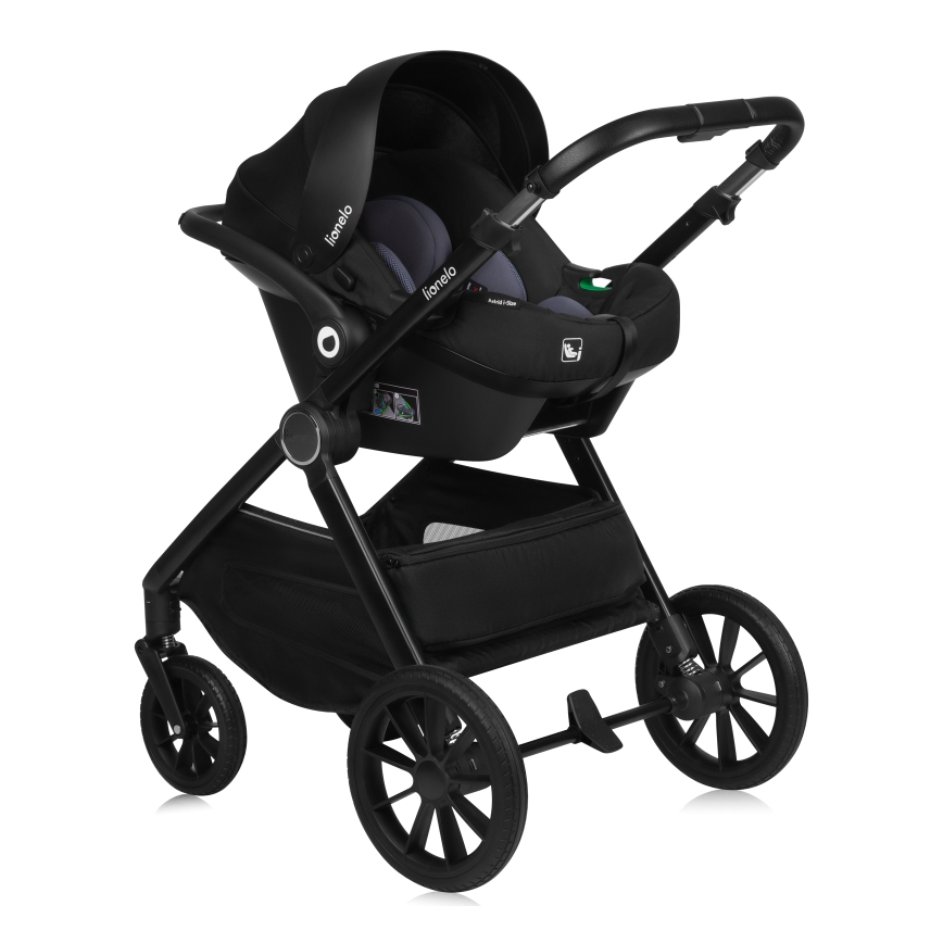 Lionelo - Kombinerad 3-i-1-barnvagn LAYLA Grey Stone