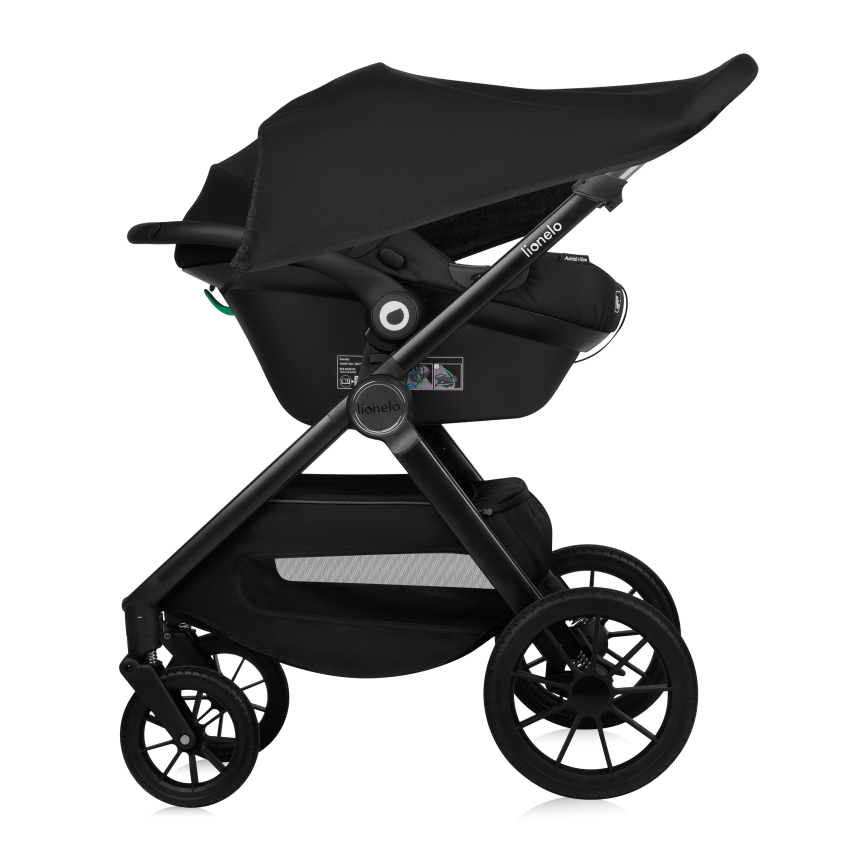 Lionelo - Kombinerad 3-i-1-barnvagn LAYLA Grey Stone
