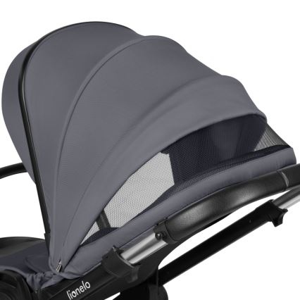 Lionelo - Kombinerad 3-i-1-barnvagn LAYLA Grey Stone