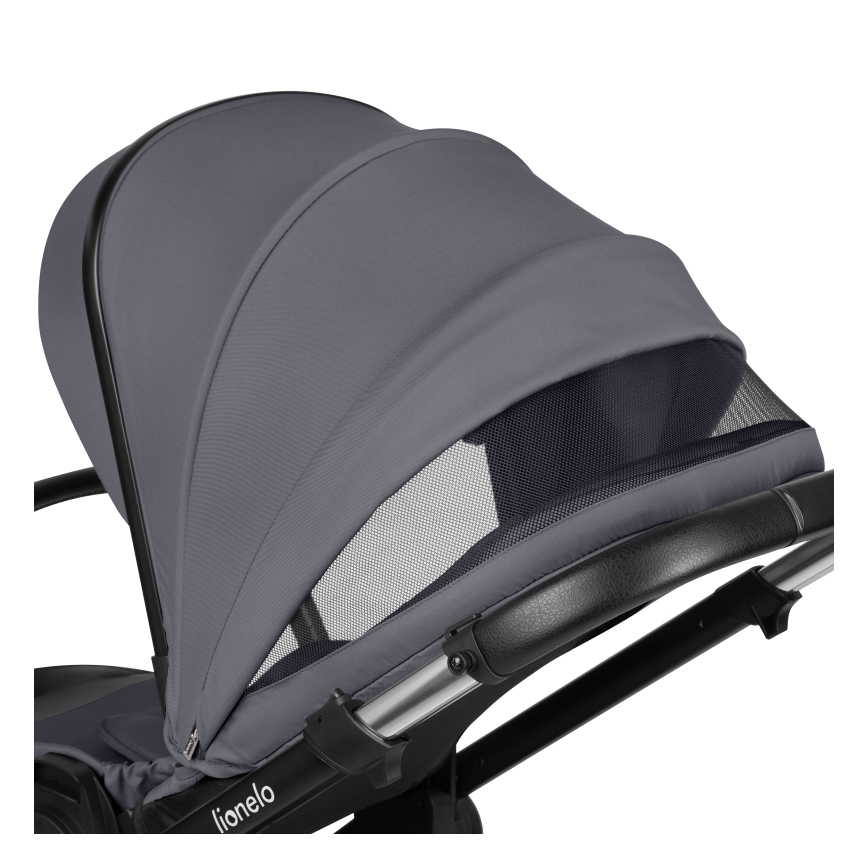Lionelo - Kombinerad 3-i-1-barnvagn LAYLA Grey Stone