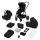 Lionelo - Kombinerad 3-i-1 barnvagn MERIL Black Onyx
