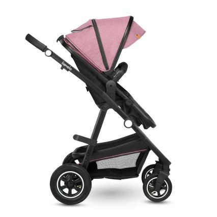 Lionelo - Kombinerad barnvagn 2 i 1 AMBER Pink Rose