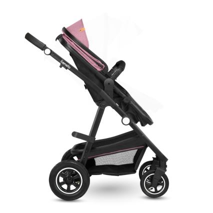 Lionelo - Kombinerad barnvagn 2 i 1 AMBER Pink Rose