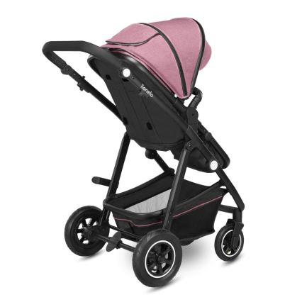Lionelo - Kombinerad barnvagn 2 i 1 AMBER Pink Rose