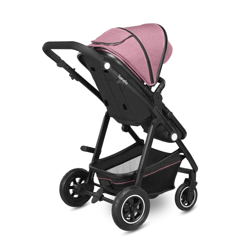 Lionelo - Kombinerad barnvagn 2 i 1 AMBER Pink Rose
