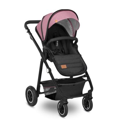 Lionelo - Kombinerad barnvagn 2 i 1 AMBER Pink Rose