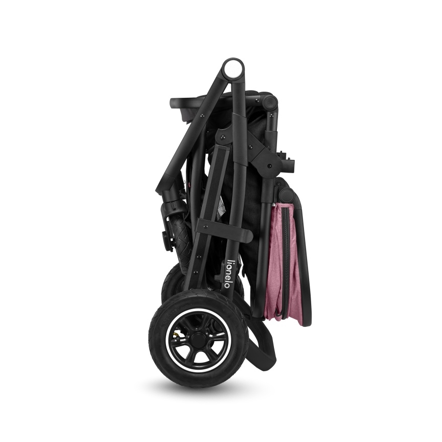 Lionelo - Kombinerad barnvagn 2 i 1 AMBER Pink Rose