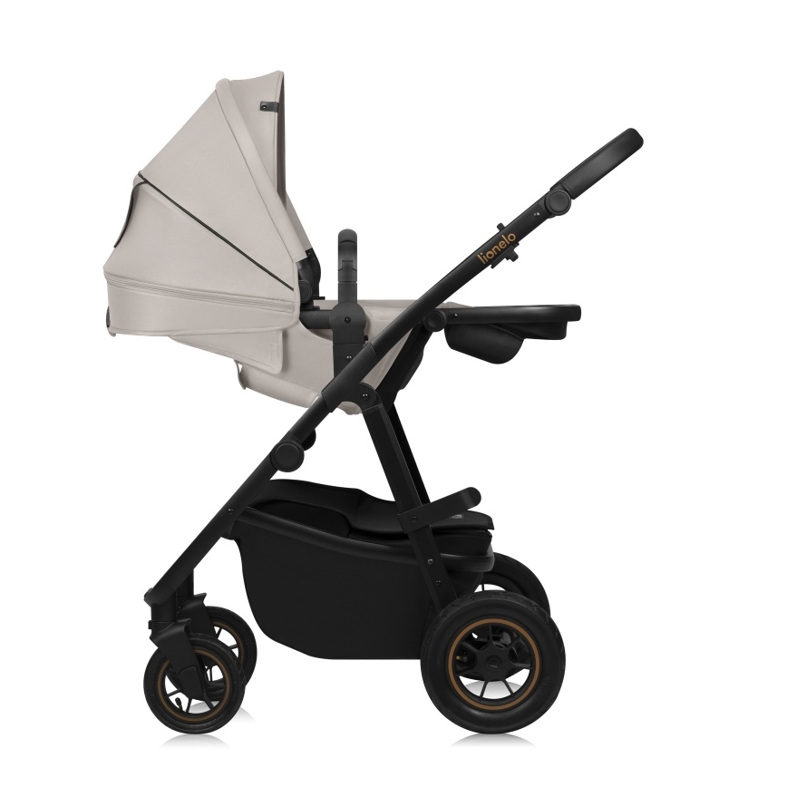 Lionelo - Kombinerad barnvagn 2-i-1 AMBER PLUS Beige Sand
