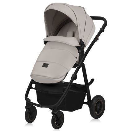 Lionelo - Kombinerad barnvagn 2-i-1 AMBER PLUS Beige Sand
