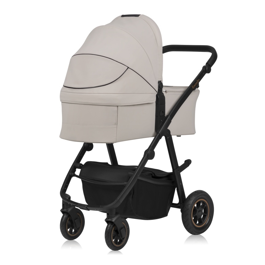 Lionelo - Kombinerad barnvagn 2-i-1 AMBER PLUS Beige Sand