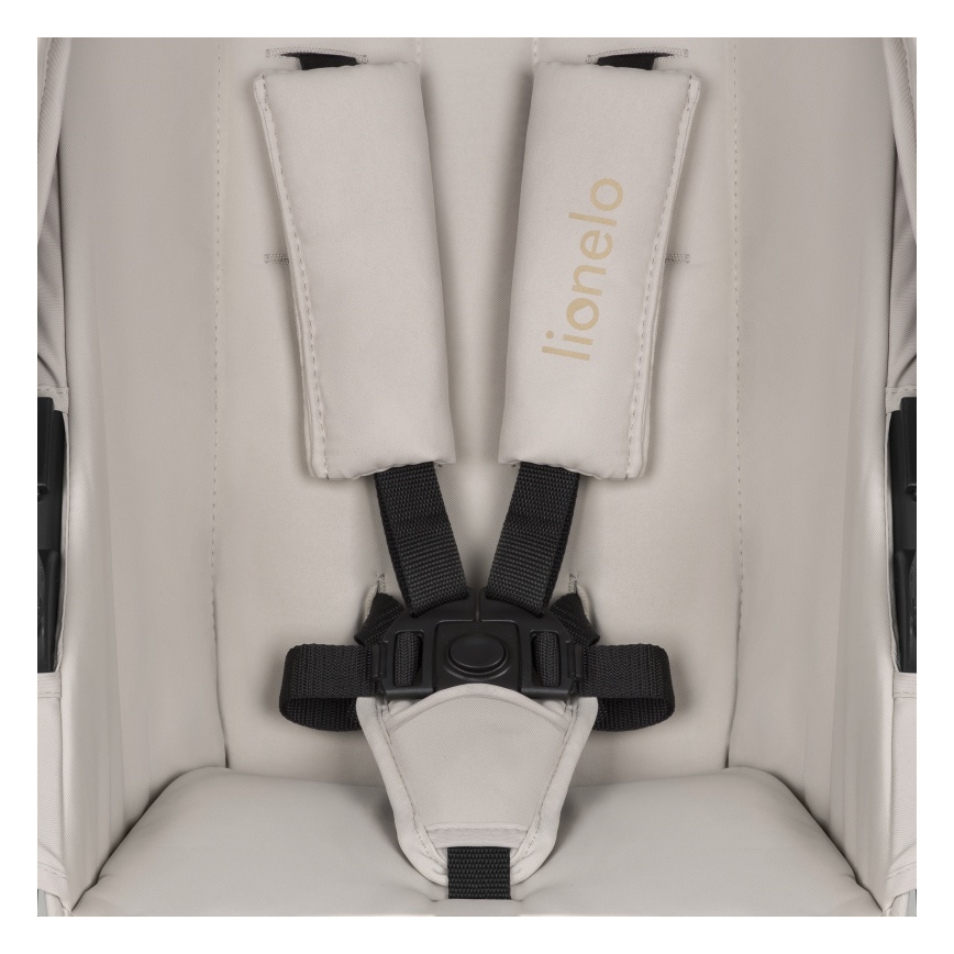 Lionelo - Kombinerad barnvagn 2-i-1 AMBER PLUS Beige Sand