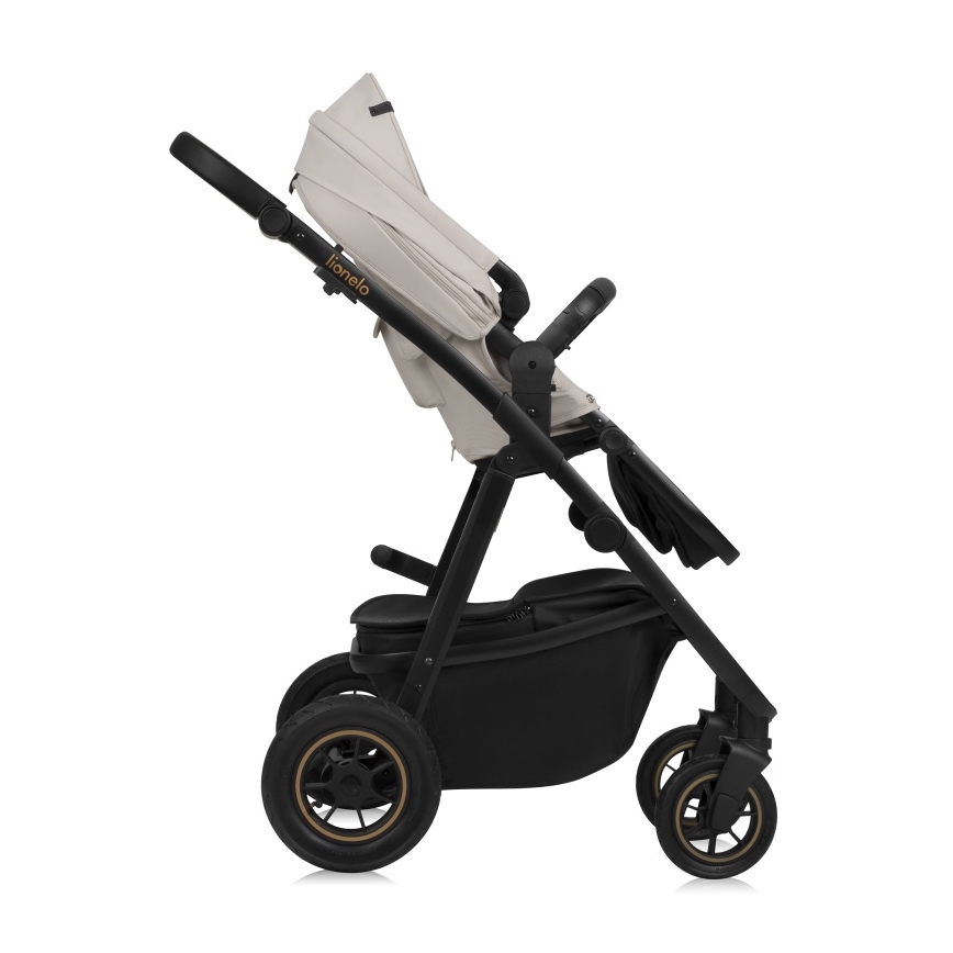 Lionelo - Kombinerad barnvagn 2-i-1 AMBER PLUS Beige Sand