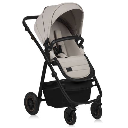 Lionelo - Kombinerad barnvagn 2-i-1 AMBER PLUS Beige Sand