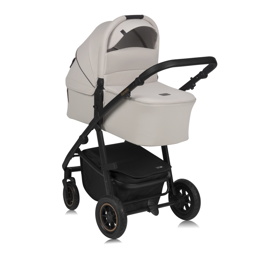 Lionelo - Kombinerad barnvagn 2-i-1 AMBER PLUS Beige Sand