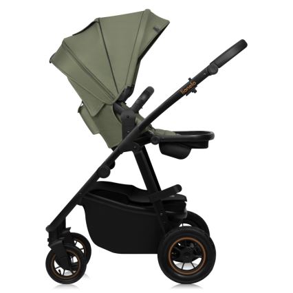 Lionelo - Kombinerad barnvagn 2-i-1 AMBER PLUS Green Forest