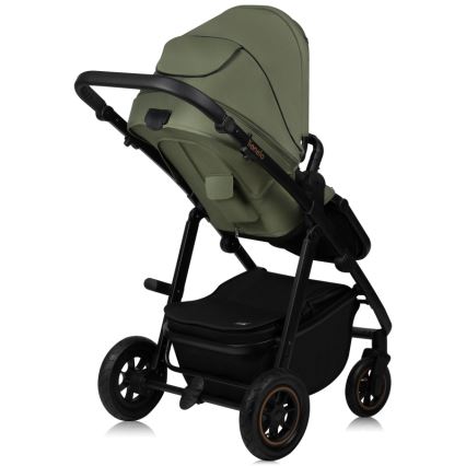 Lionelo - Kombinerad barnvagn 2-i-1 AMBER PLUS Green Forest