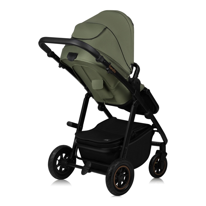 Lionelo - Kombinerad barnvagn 2-i-1 AMBER PLUS Green Forest