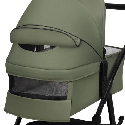 Lionelo - Kombinerad barnvagn 2-i-1 AMBER PLUS Green Forest