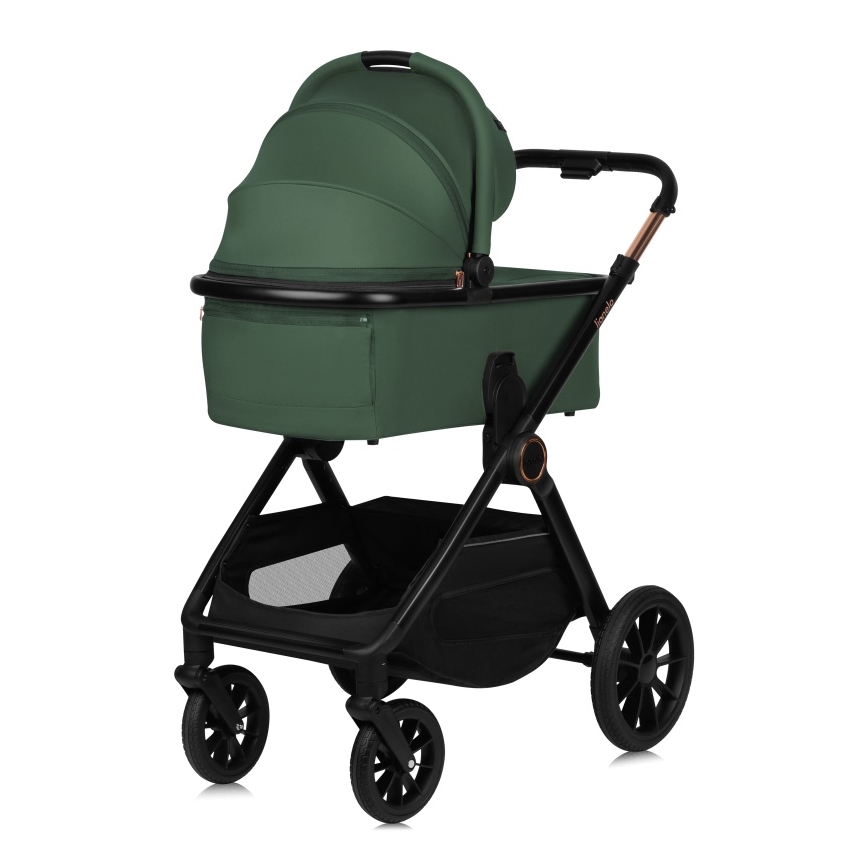 Lionelo - Kombinerad barnvagn 2-i-1 LAYLA Green Forest