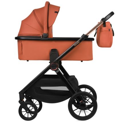 Lionelo - Kombinerad barnvagn 2-i-1 LAYLA Rostbrun