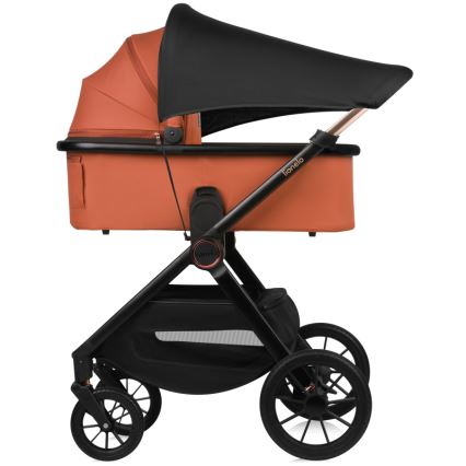 Lionelo - Kombinerad barnvagn 2-i-1 LAYLA Rostbrun